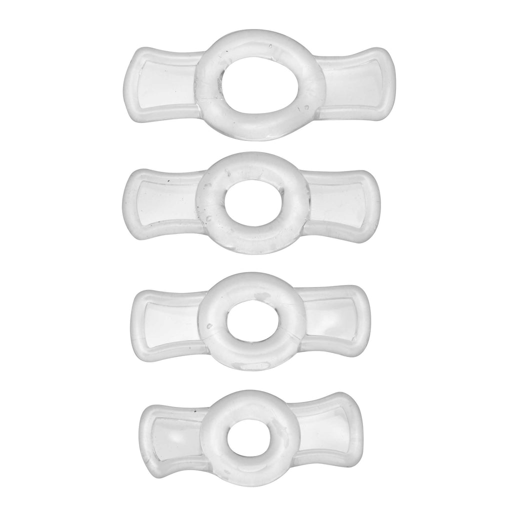 Size Matters Size Matters Endurance Penis Ring Set - Clear Clear