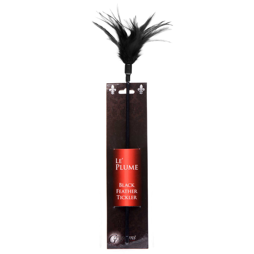 GreyGasms Le Plume Feather Tickler - Black Black