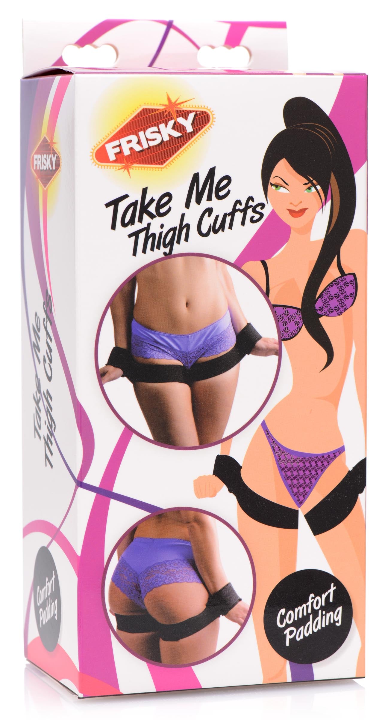 Frisky Take Me Thigh Cuff Restraint System Black