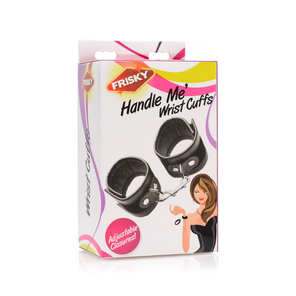 Frisky Frisky Handle Me Wrist Cuffs Black