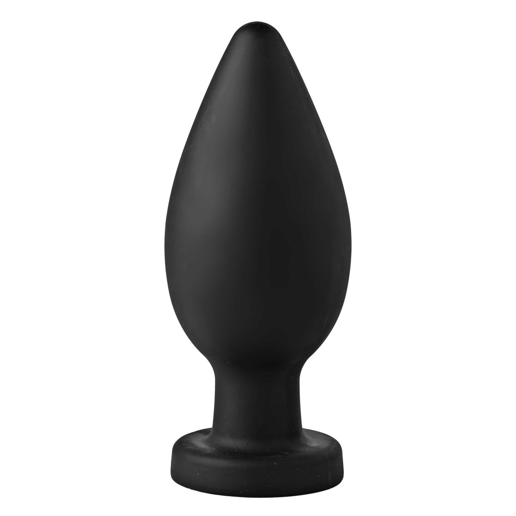 Master Series Colossus XXL Silicone Anal Suction Cup Plug Black