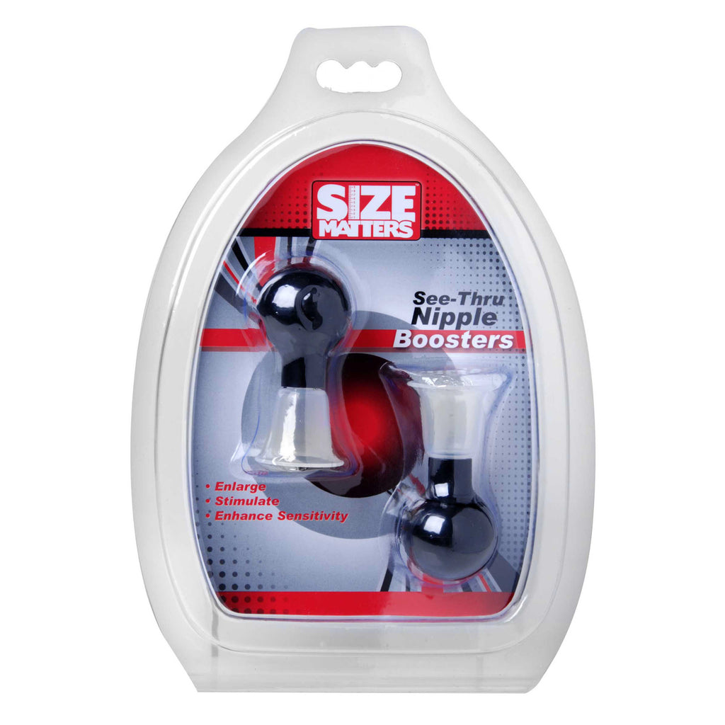 Size Matters Size Matters See-Thru Nipple Boosters Black