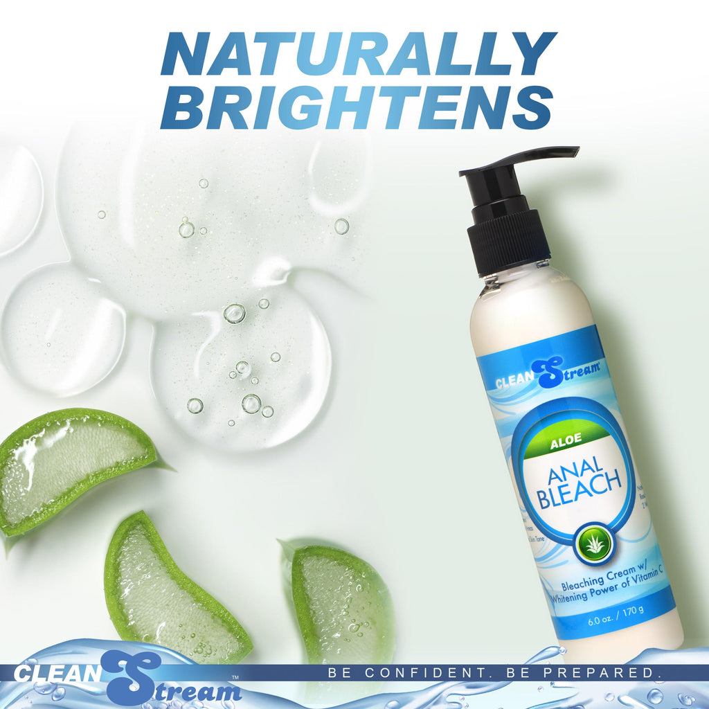 CleanStream Anal Bleach with Vitamin C and Aloe- 6 oz White