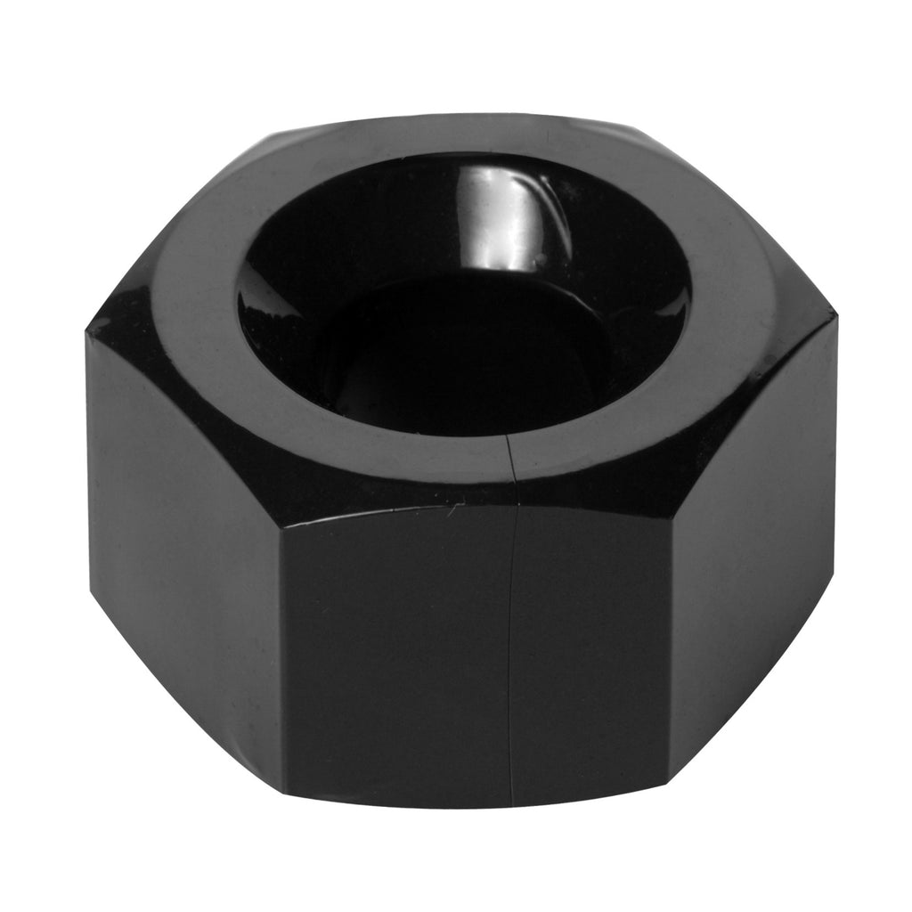 Master Series Hex Heavy Duty Cock Ring and Ball Stretcher Black