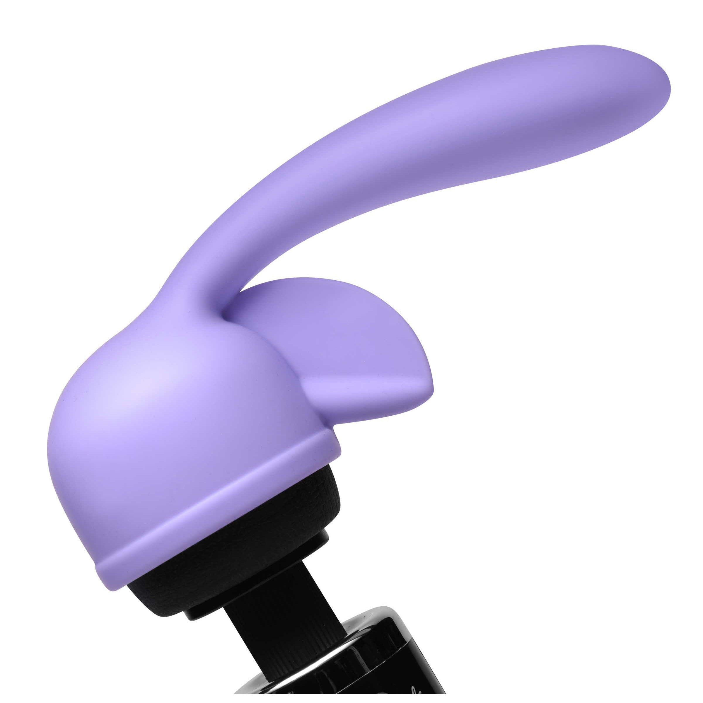Wand Essentials Fluttering Kiss Dual Stimulation Silicone Wand Attachment Purple