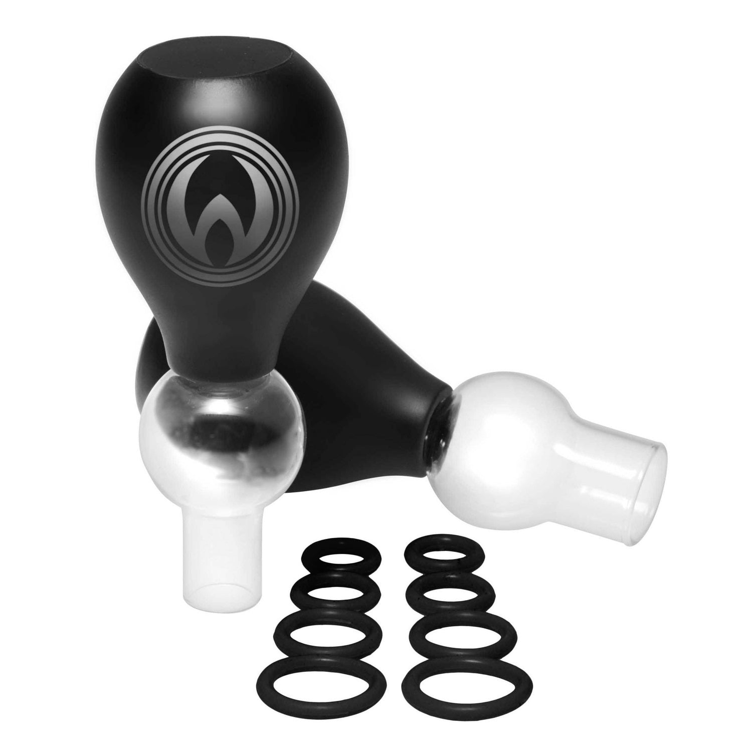 XR Brands Nipple Amplifier Enlargement Bulbs with O-Rings
