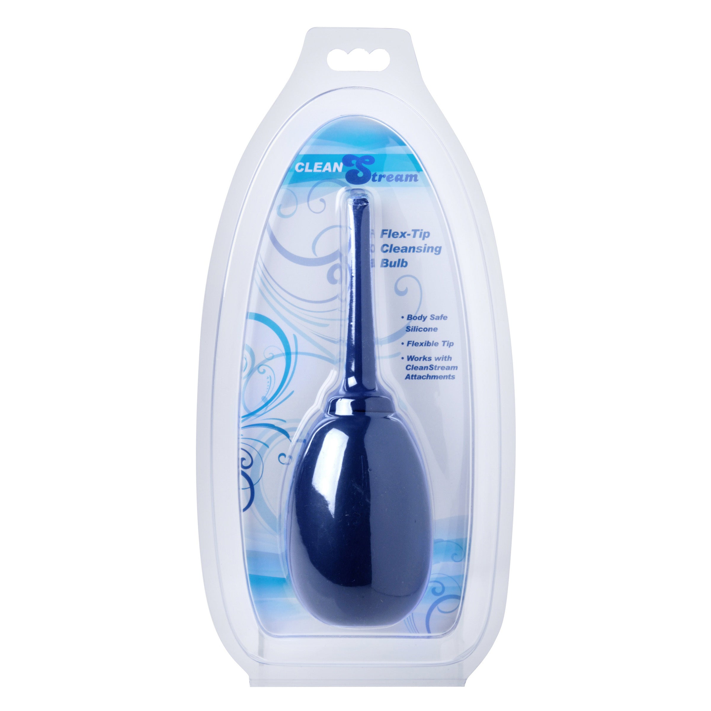 CleanStream Flex Tip Cleansing Enema Bulb Blue