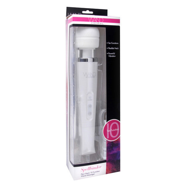 Wand Essentials Spellbinder Flexi-Neck 10 Mode Wand Massager White