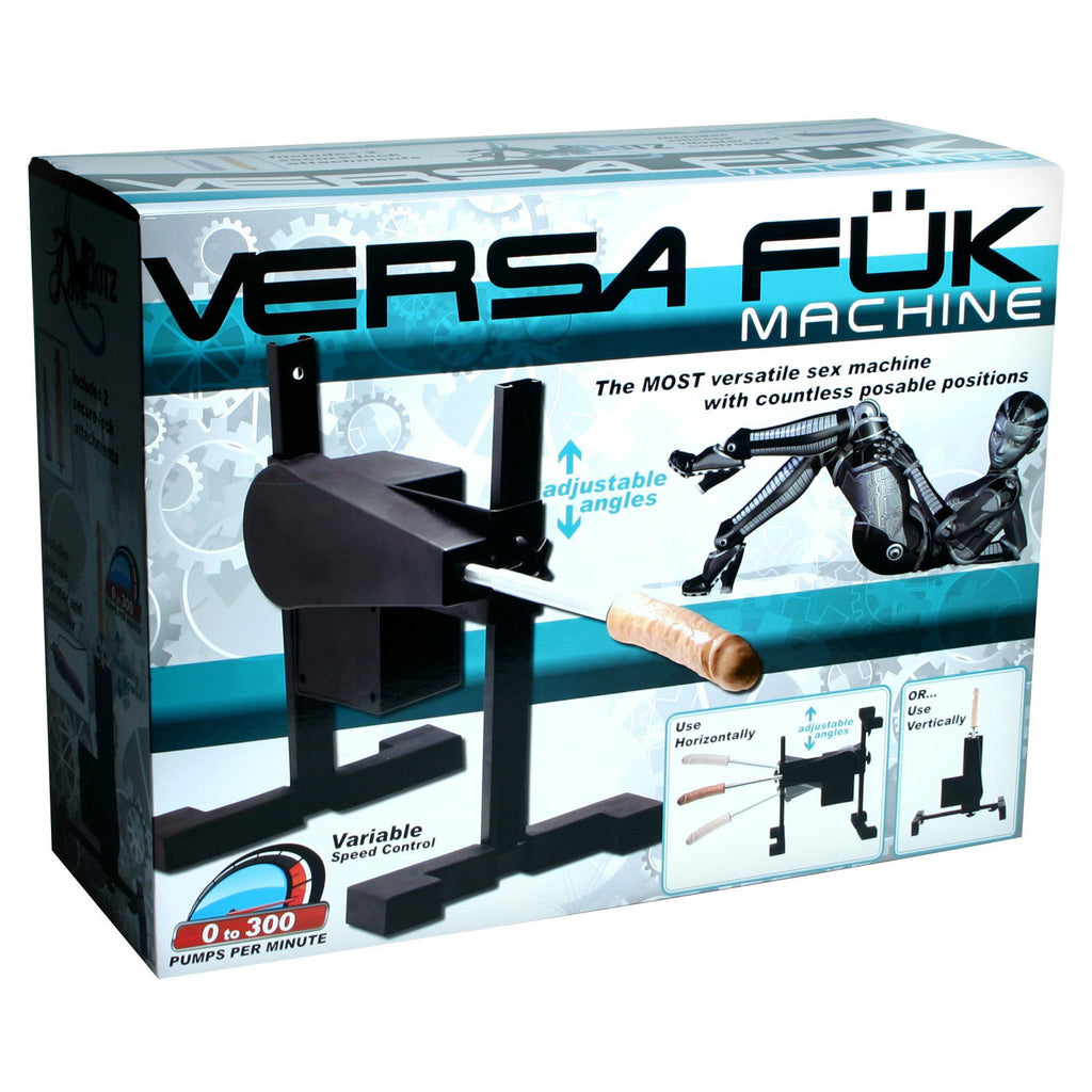 Lovebotz Versa Fuk Machine with Universal Adapter Black