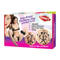 Frisky Easy Access Thigh Sling With Wrist Cuffs Black