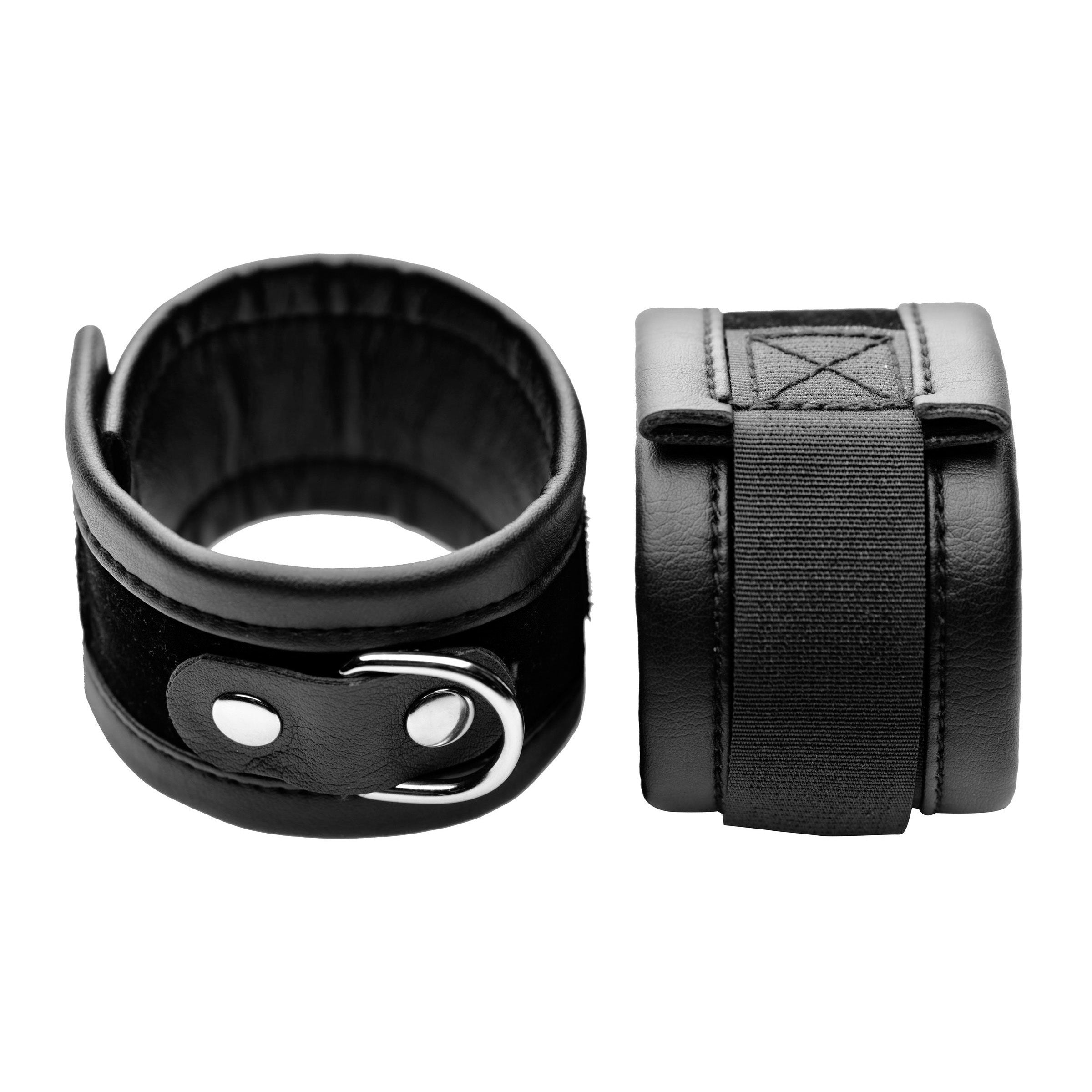 Frisky Cuff to Clamps Bondage Kit Black