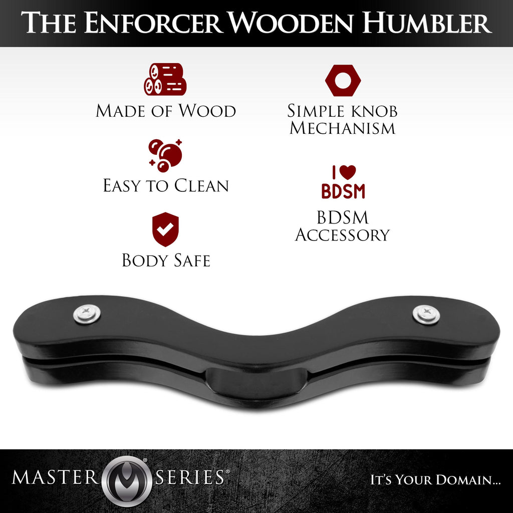 Master Series The Enforcer Black Wooden Humbler Black