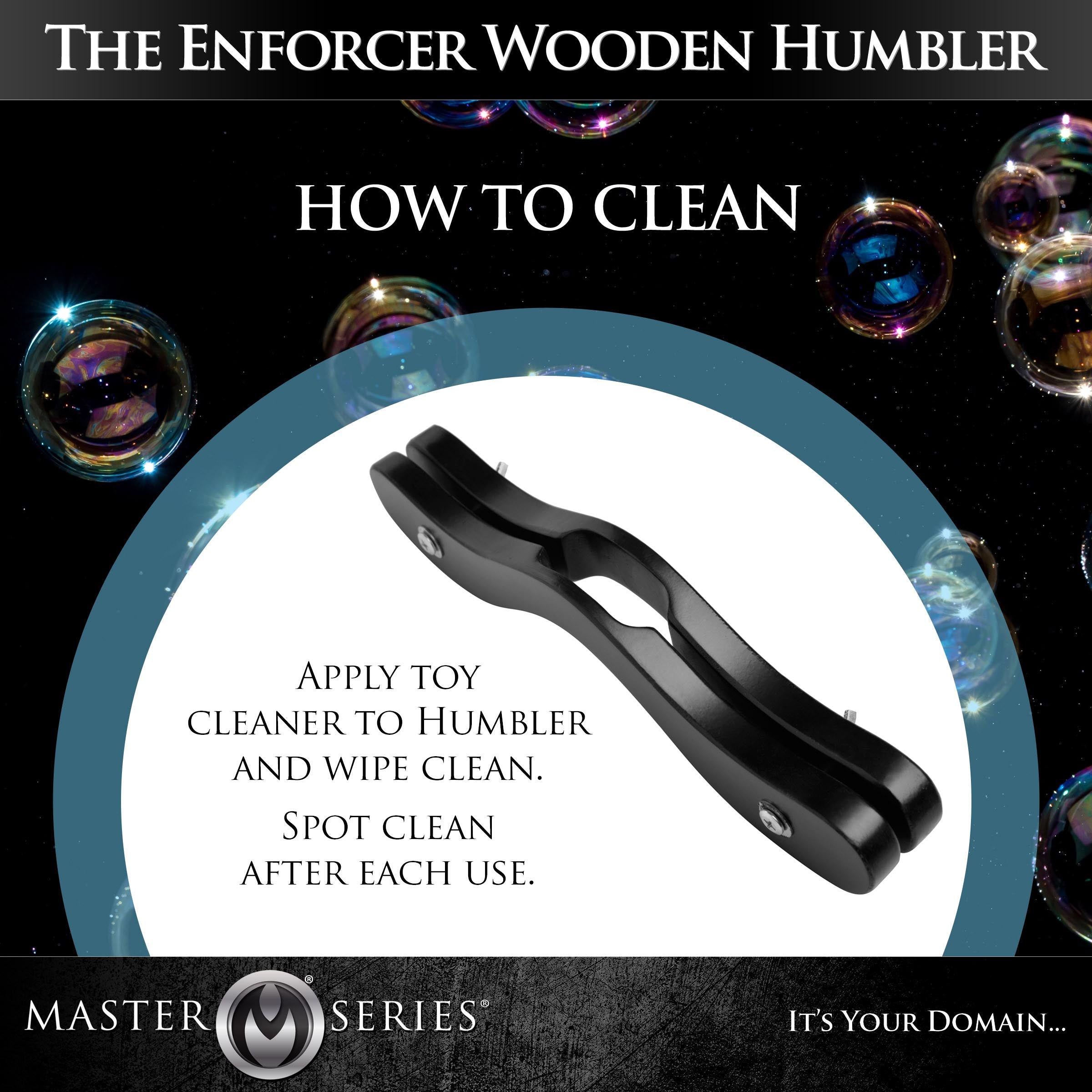 Master Series The Enforcer Black Wooden Humbler Black