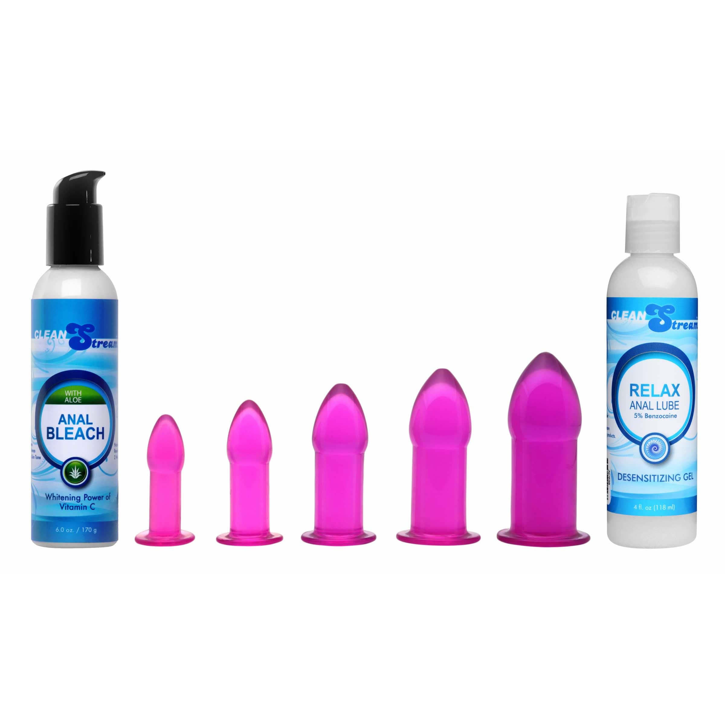 Trinity Vibes Intro to Anal Kit for Her Pink