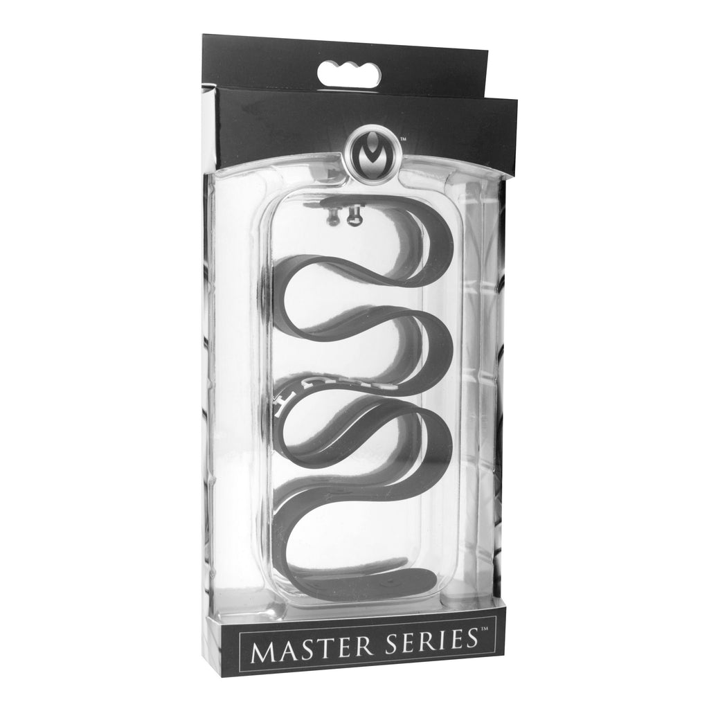 Master Series Silicone Collar- Slut Black