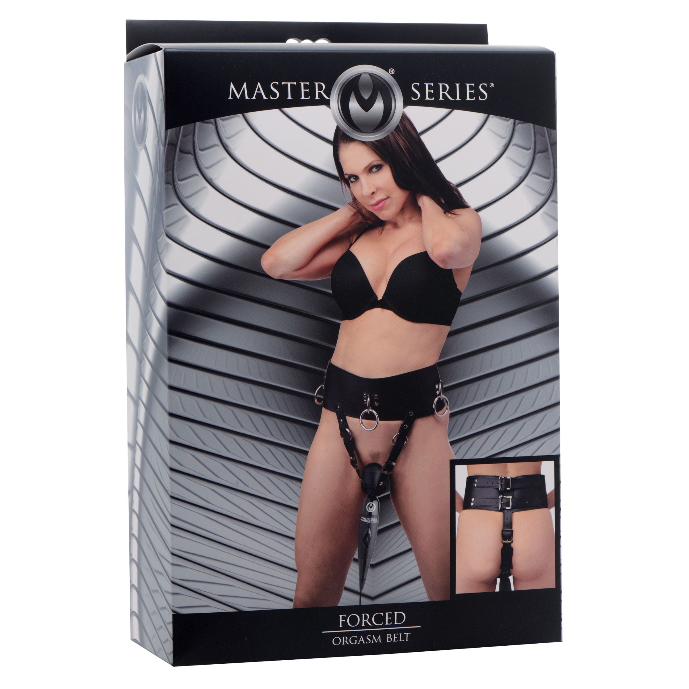 Master Series Forced Orgasm Belt Black