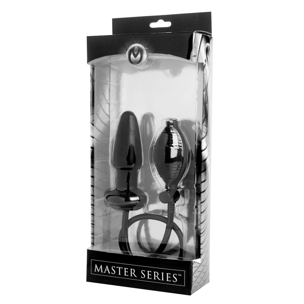 Master Series Expand Inflatable Anal Plug Black