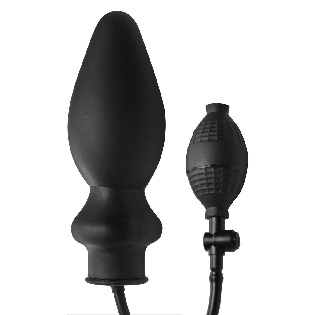 Master Series Expand XL Inflatable Anal Plug Black