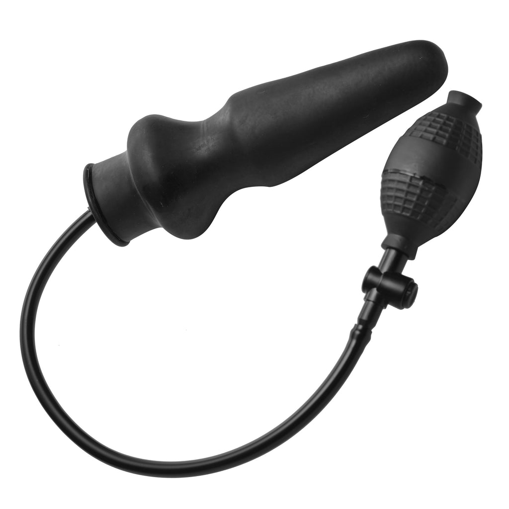 Master Series Expand XL Inflatable Anal Plug Black