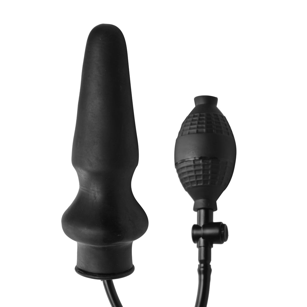 Master Series Expand XL Inflatable Anal Plug Black