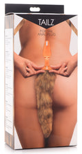 Tailz Fox Tail Glass Anal Plug Orange