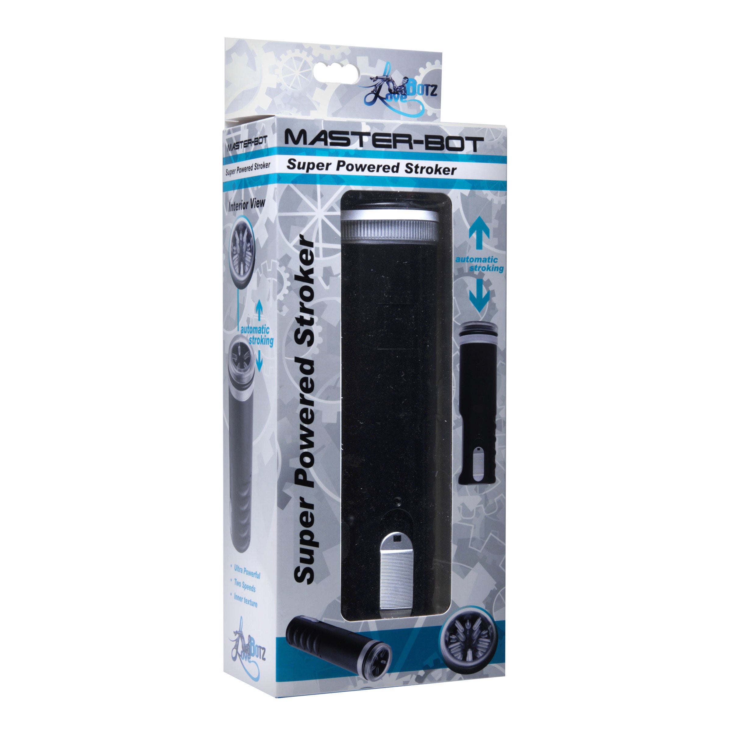 LoveBotz Master-Bot Super Powered Automatic Stroker Grey