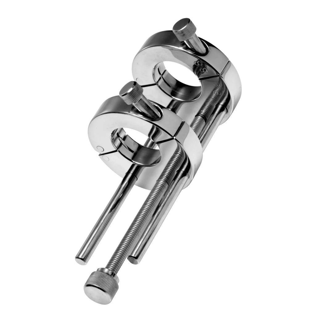 Master Series Double Ring Extreme CBT Ball Stretcher - IntimaVibes