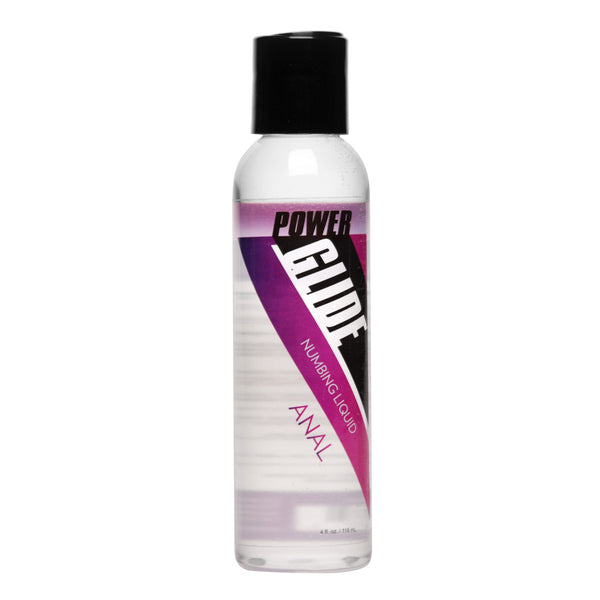 XR Brands Power Glide Anal Numbing Personal Lubricant- 4 oz