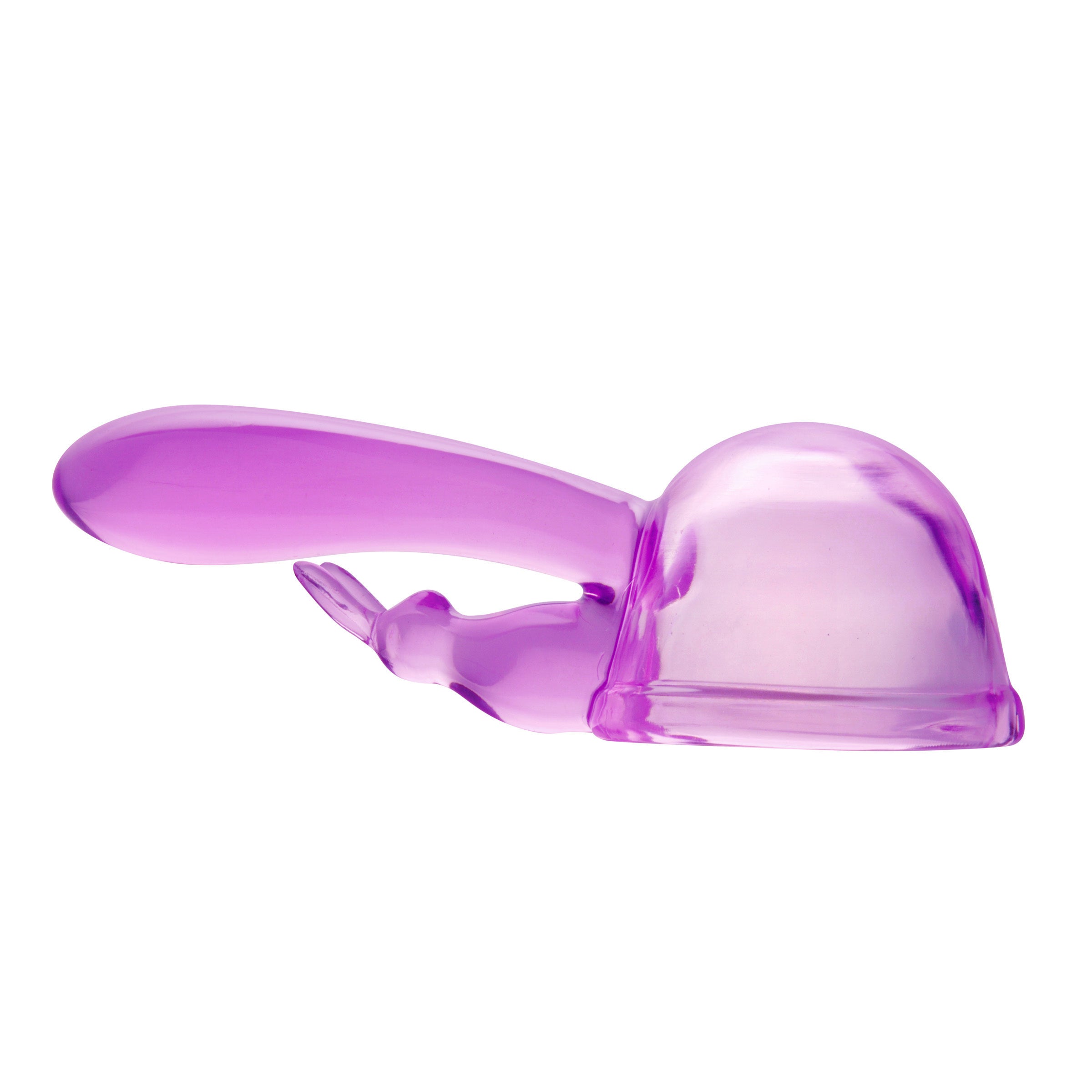 Wand Essentials Original Rabbit Dual Stimulation Wand Attachment Purple