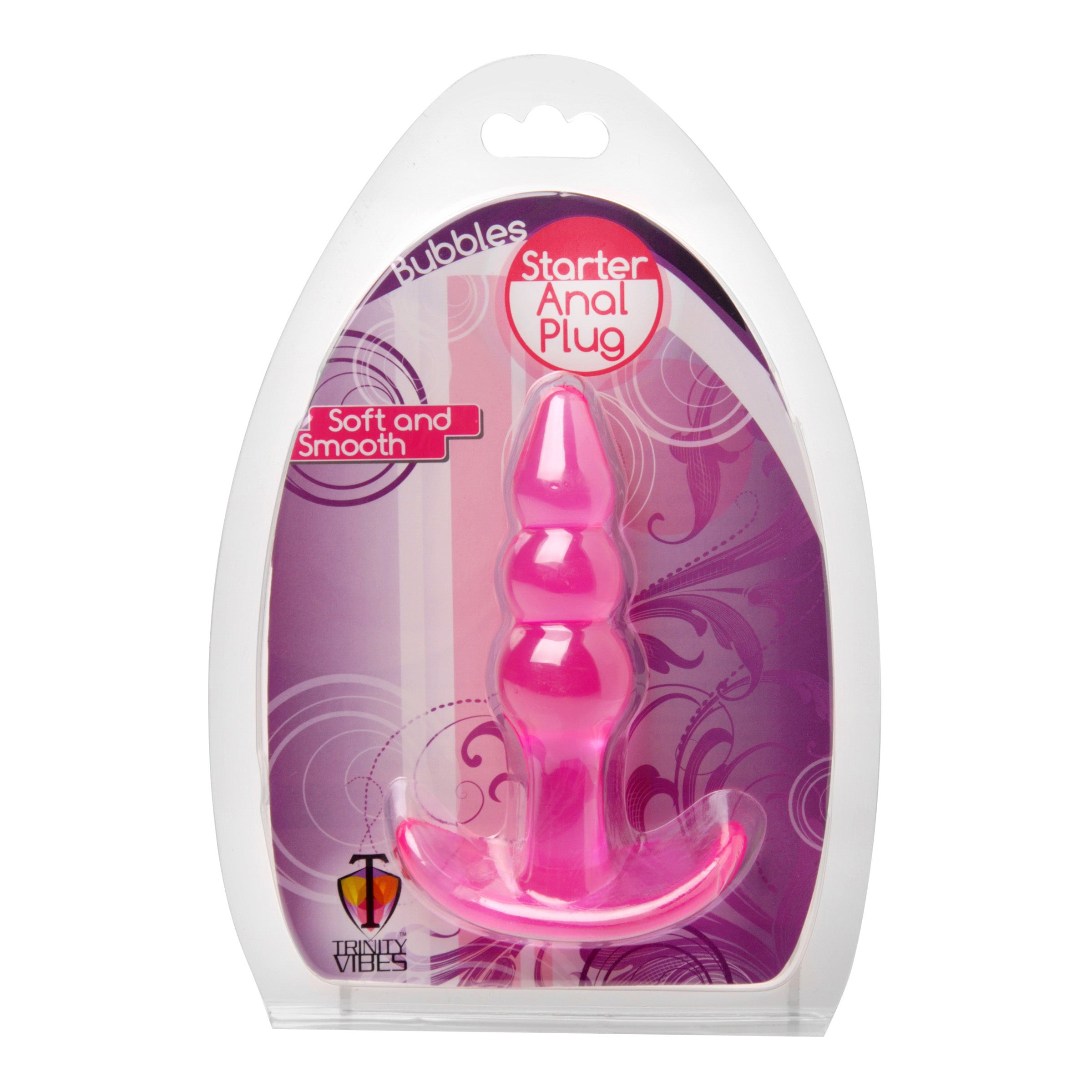 Trinity Vibes Bubbles Bumpy Starter Anal Plug Pink