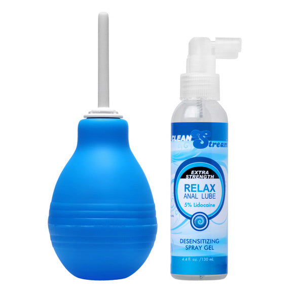 CleanStream CleanStream Anal Lube and Enema Kit Blue