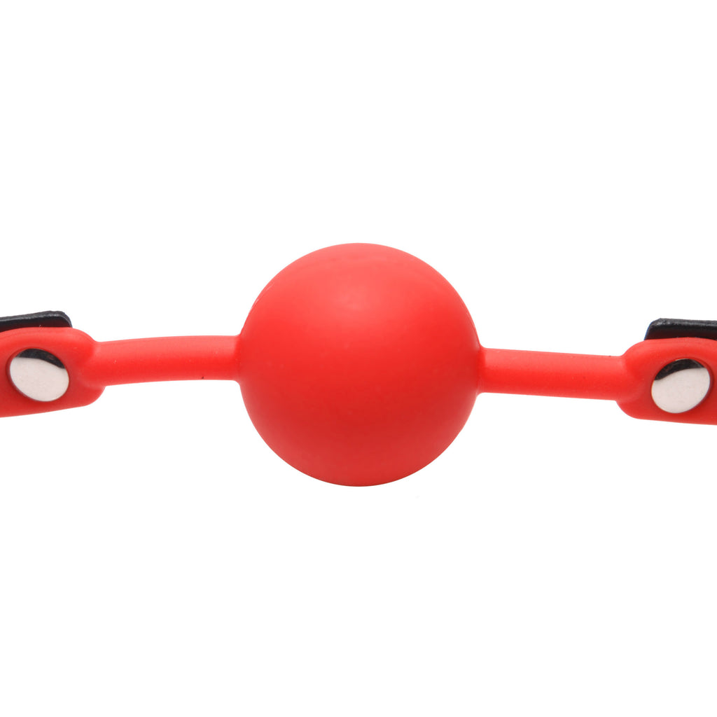 Frisky Silicone Comfort Ball Gag Red