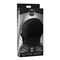 Master Series Disguise Open Mouth Hood with Padded Blindfold Black