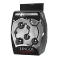 GreyGasms Linger Graduated Silicone Anal Beads Black
