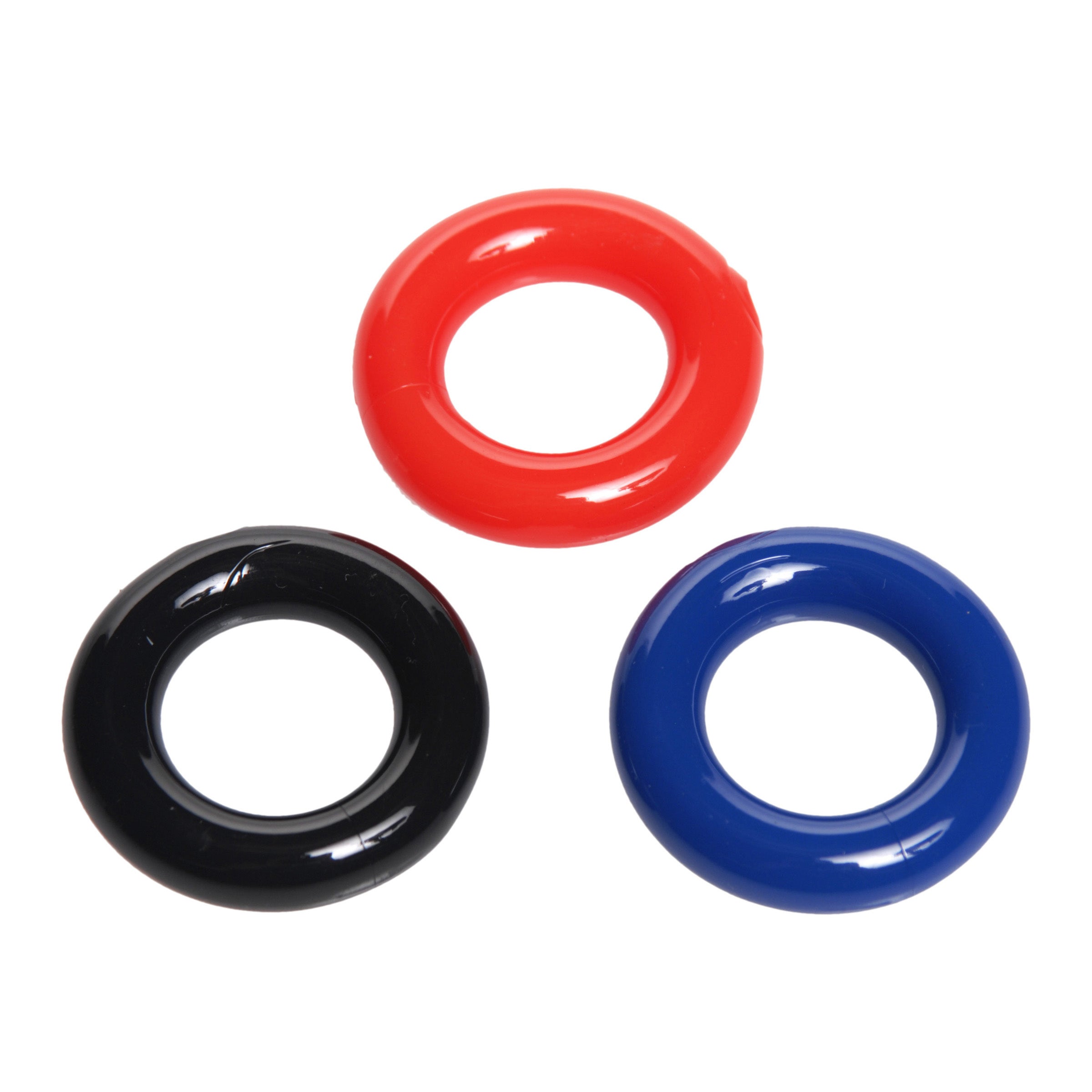 Trinity Men Stretchy Cock Ring 3 Pack Multi
