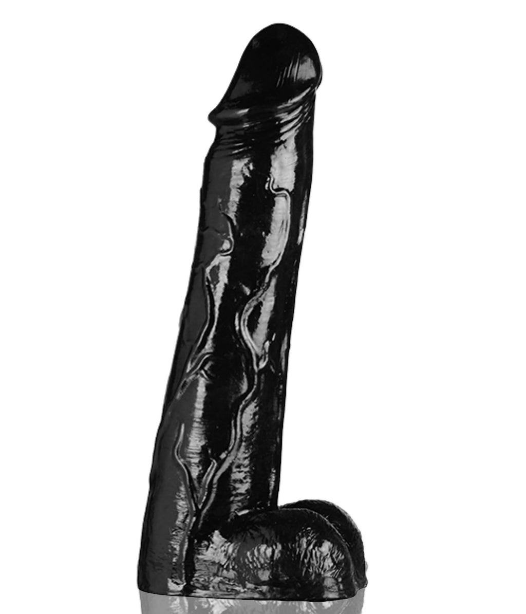 Master Cock Moby Huge 3 Foot Tall Super Dildo - Black Black