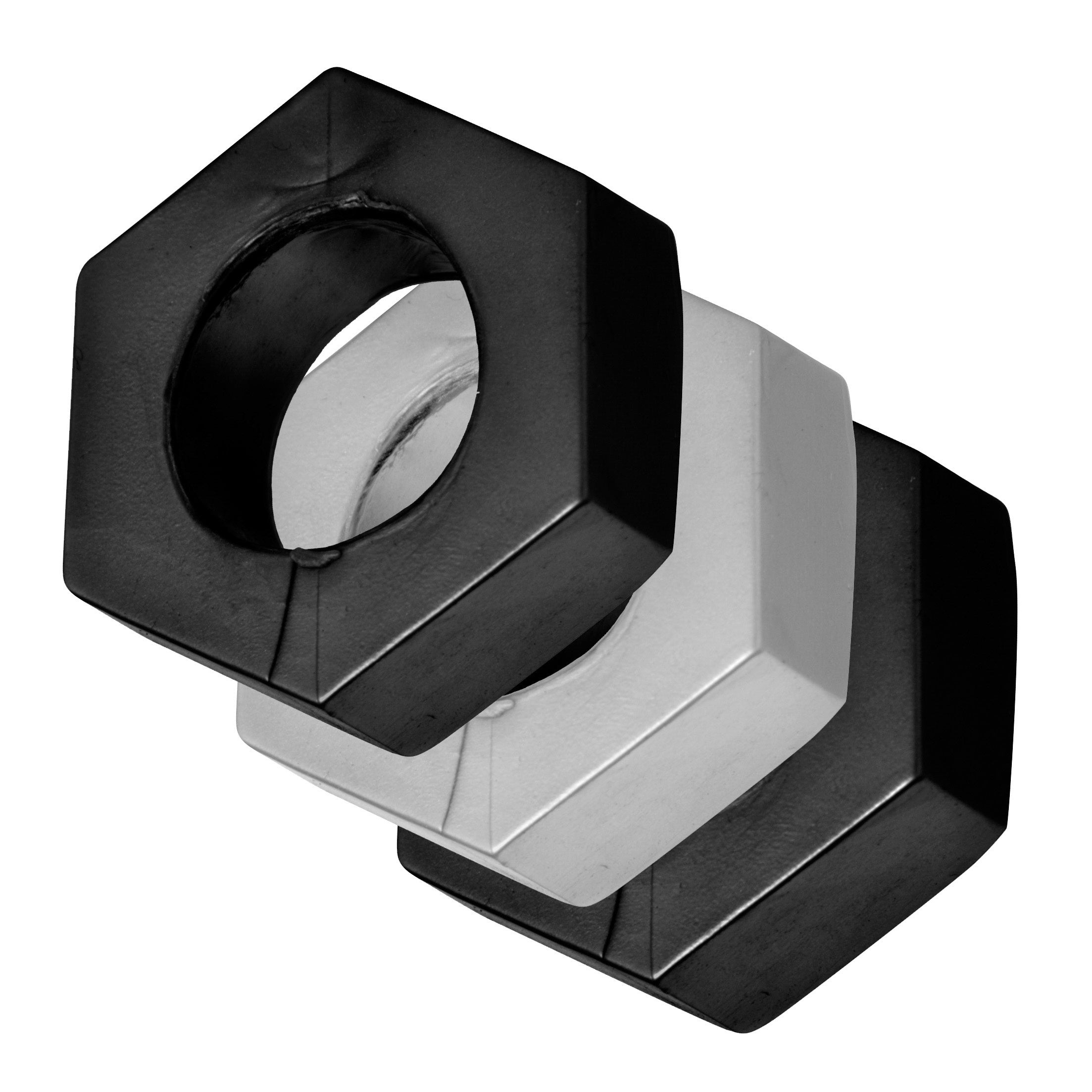 Master Series 3 Pack Ball Stretcher and Cock Ring Kit Black