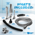 CleanStream All In One 4 Tip Shower Enema System Grey