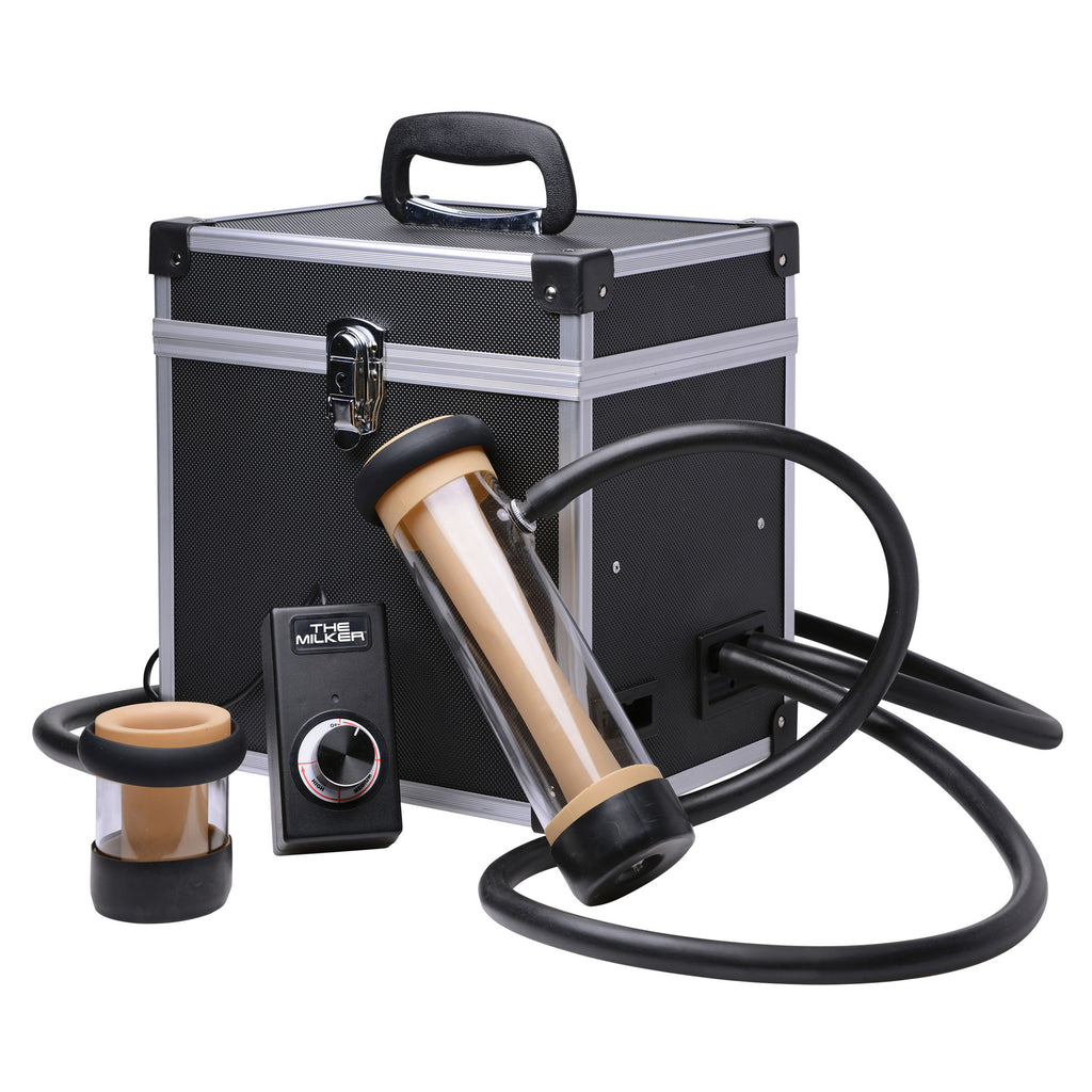 LoveBotz The Milker Automatic Deluxe Stroker Machine Black