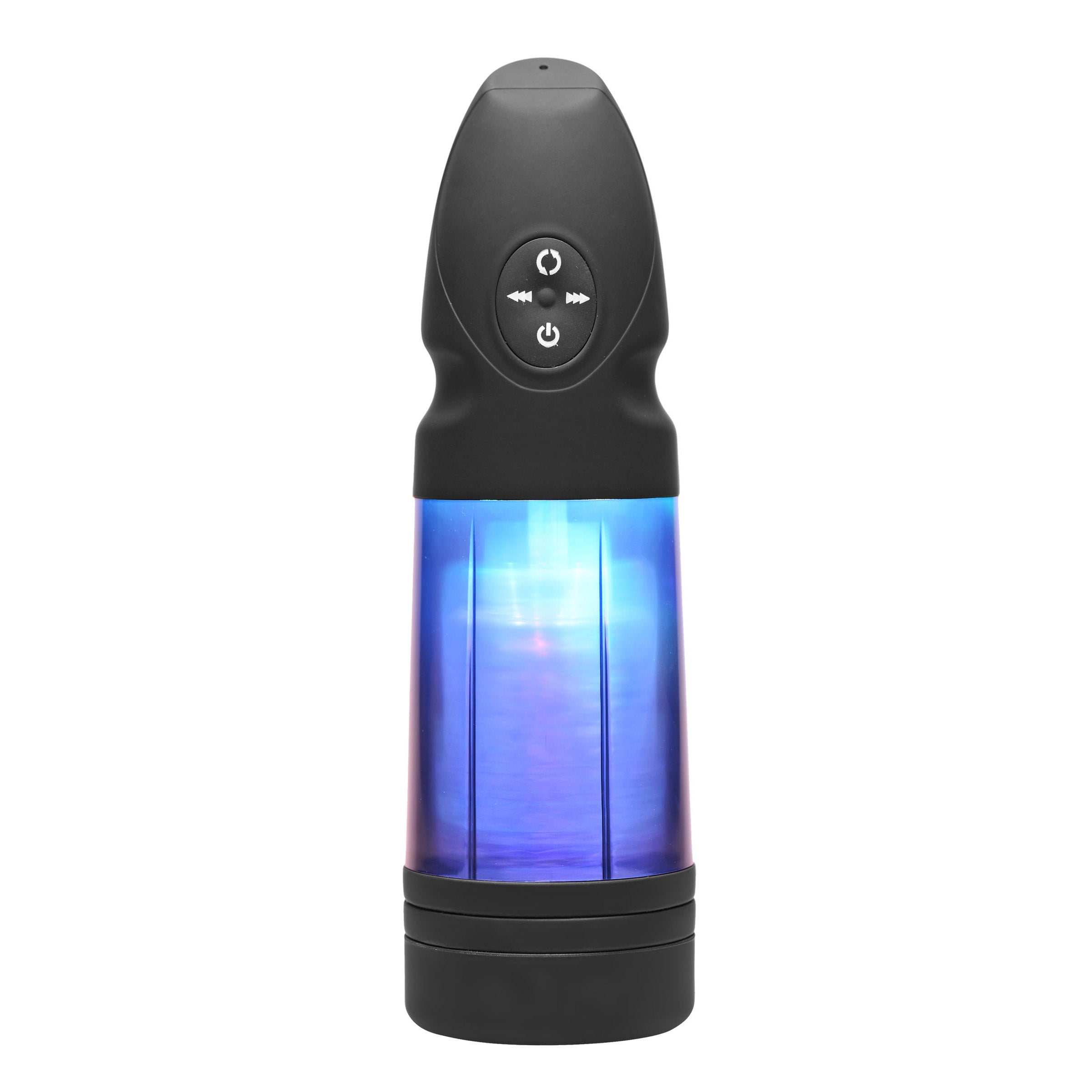 LoveBotz Strobe Multi Function Rechargeable Stroker Black