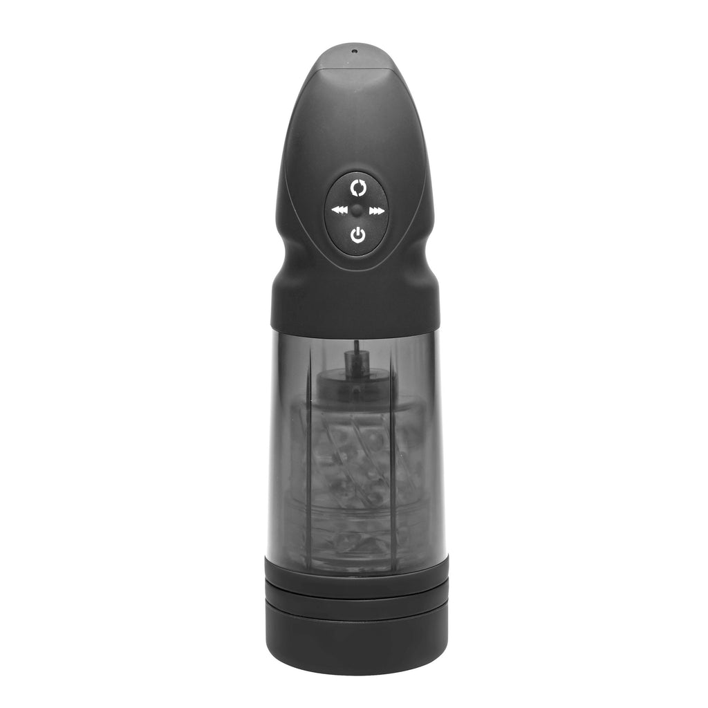 LoveBotz Strobe Multi Function Rechargeable Stroker Black