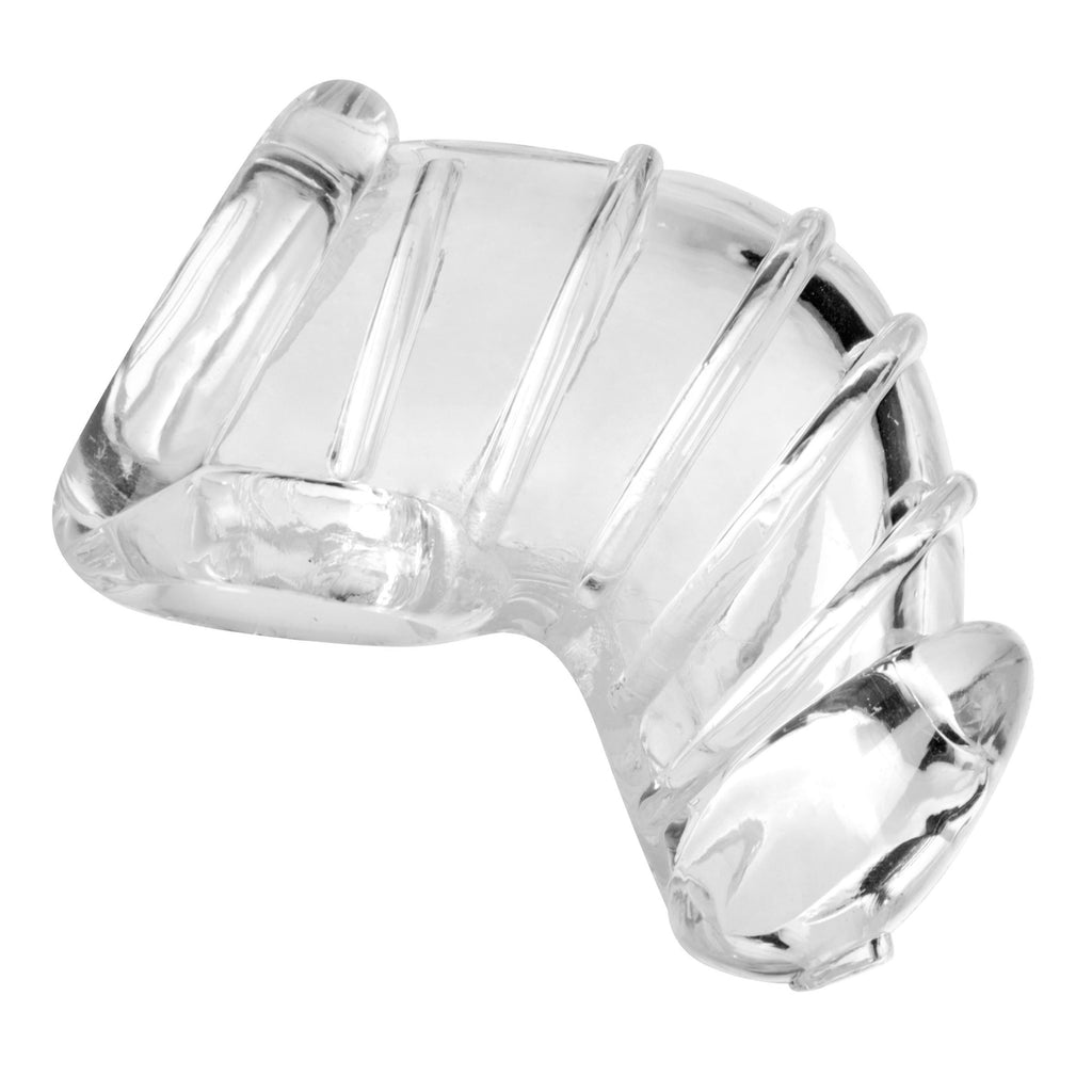 Master Series Detained Soft Body Chastity Cage Clear