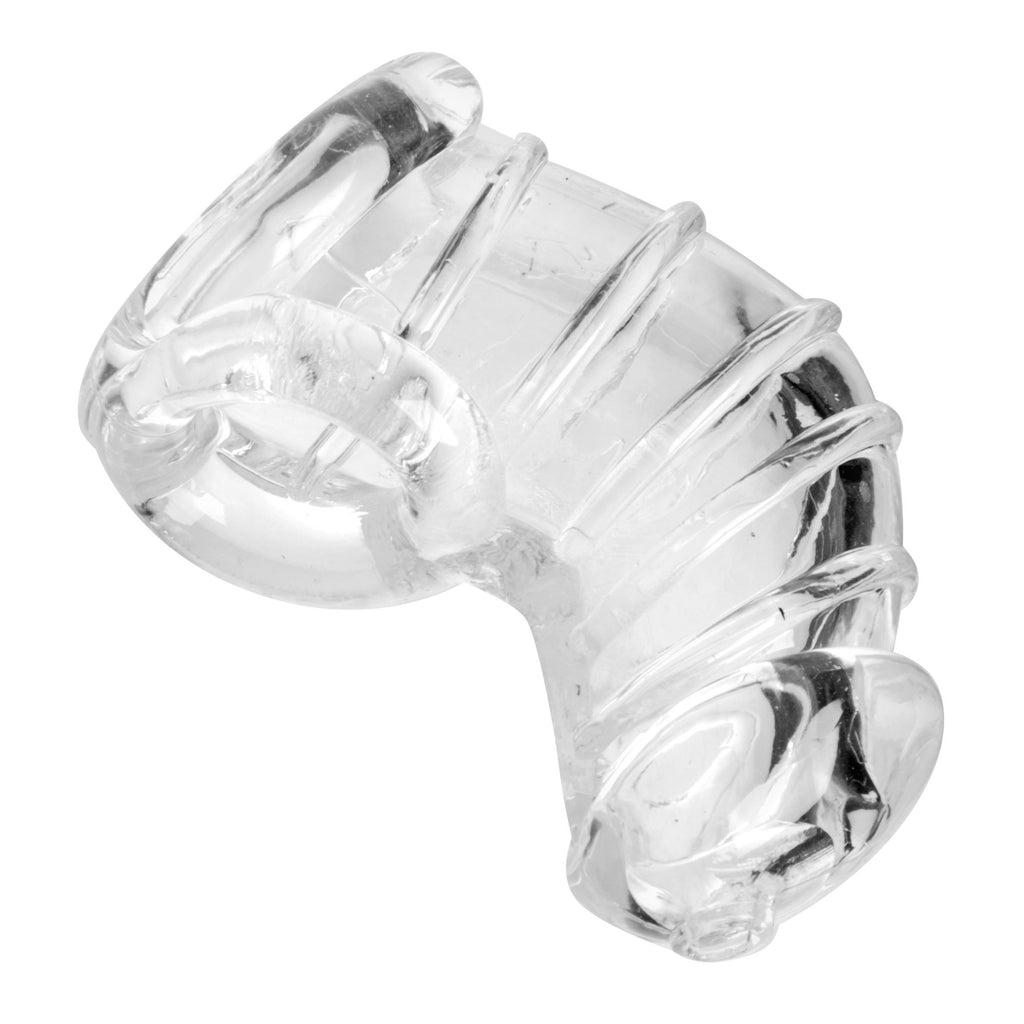 Master Series Detained Soft Body Chastity Cage Clear