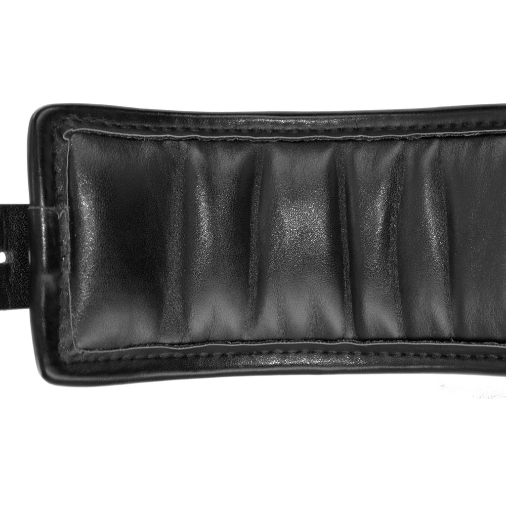 STRICT Locking Padded Wrist Cuffs with Chain Black