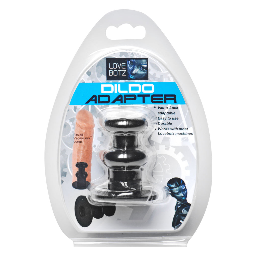 LoveBotz Sex Machine Dildo Adapter Attachment Black