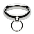 Master Series Lead Me Stainless Steel Cock Ring- 1.95 Inch Grey / Medium/Large