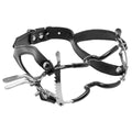 Master Series Ratchet Style Jennings Mouth Gag with Strap Grey
