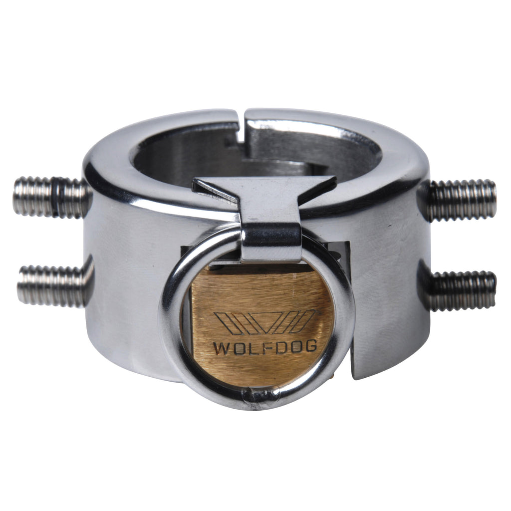 Master Series Fiend Stainless Steel CBT Piercing Chamber- 1.5 Inch Grey