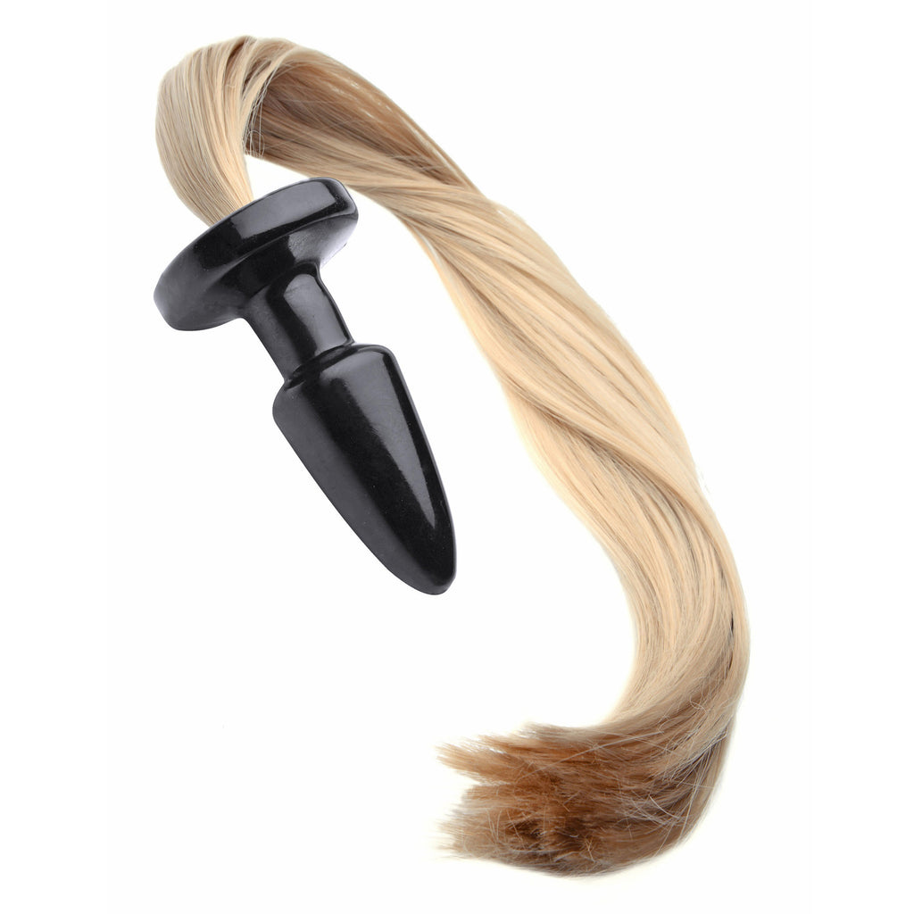 Tailz Pony Tail Anal Plug Black