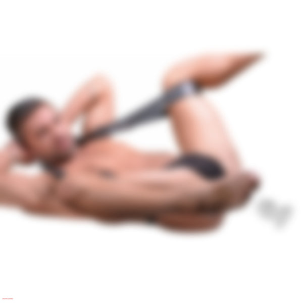 XR Brands Spread Me Open Thigh Harness with Hollow Anal Plug